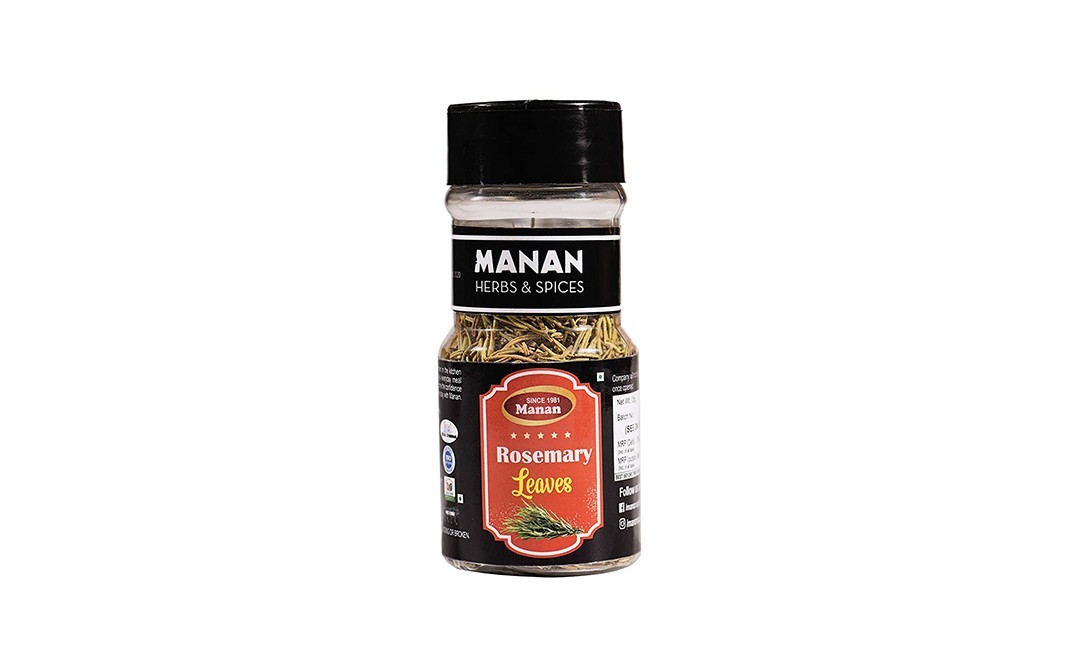 Manan Rosemary Leaves    Plastic Bottle  25 grams